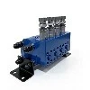 1.5cc Gear Flow Divider Bil-Valv ta 'Ħelsien